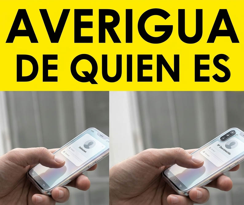 Pantalla de celular con llamada entrante de número desconocido, buscando alternativas a TrueCaller en Argentina